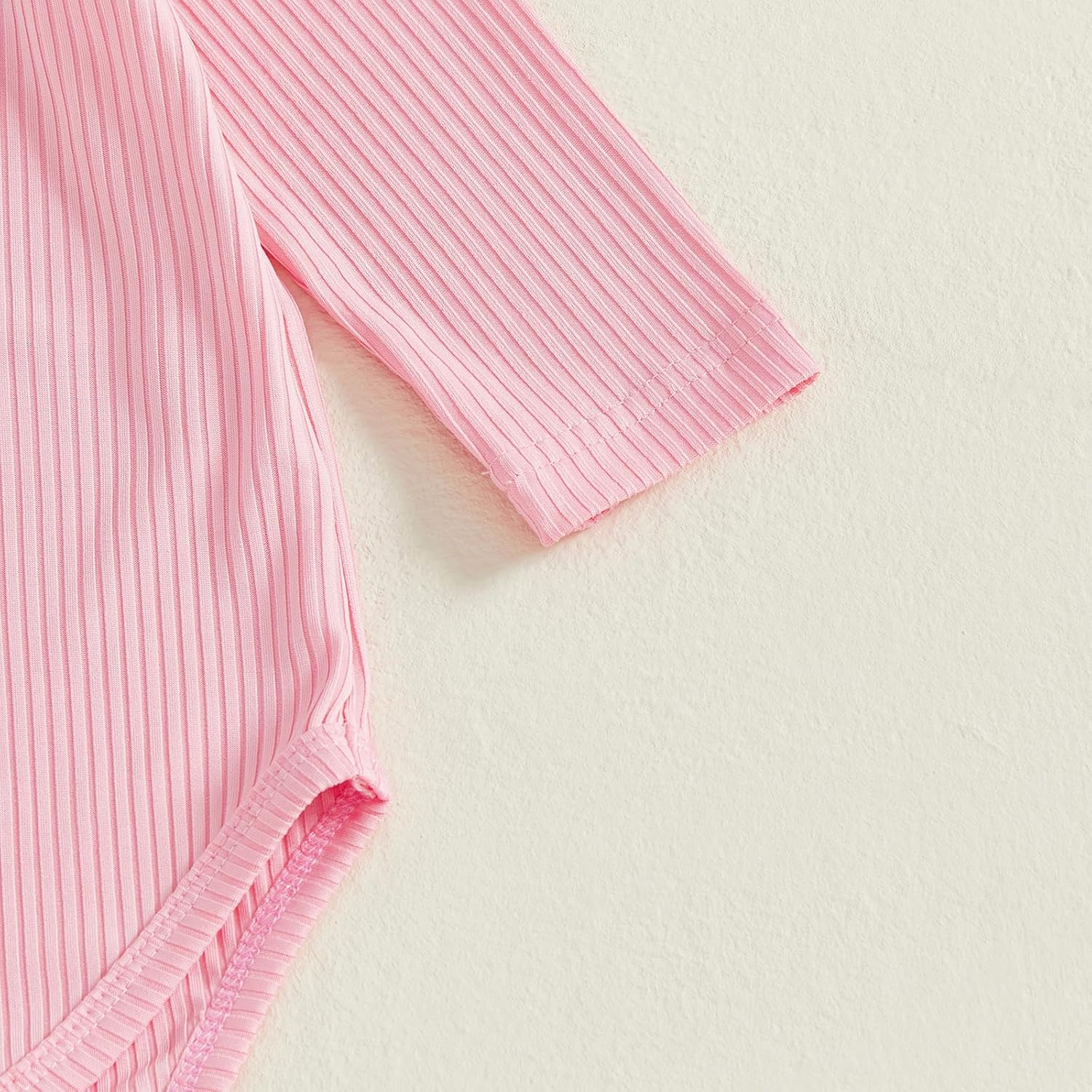 Seyurigaoka My First Valentines Day Baby Girl Outfit Ruffle Long Sleeve Romper+Bow Pants+Headband 3Pcs Girls Spring Outfits - Image 6