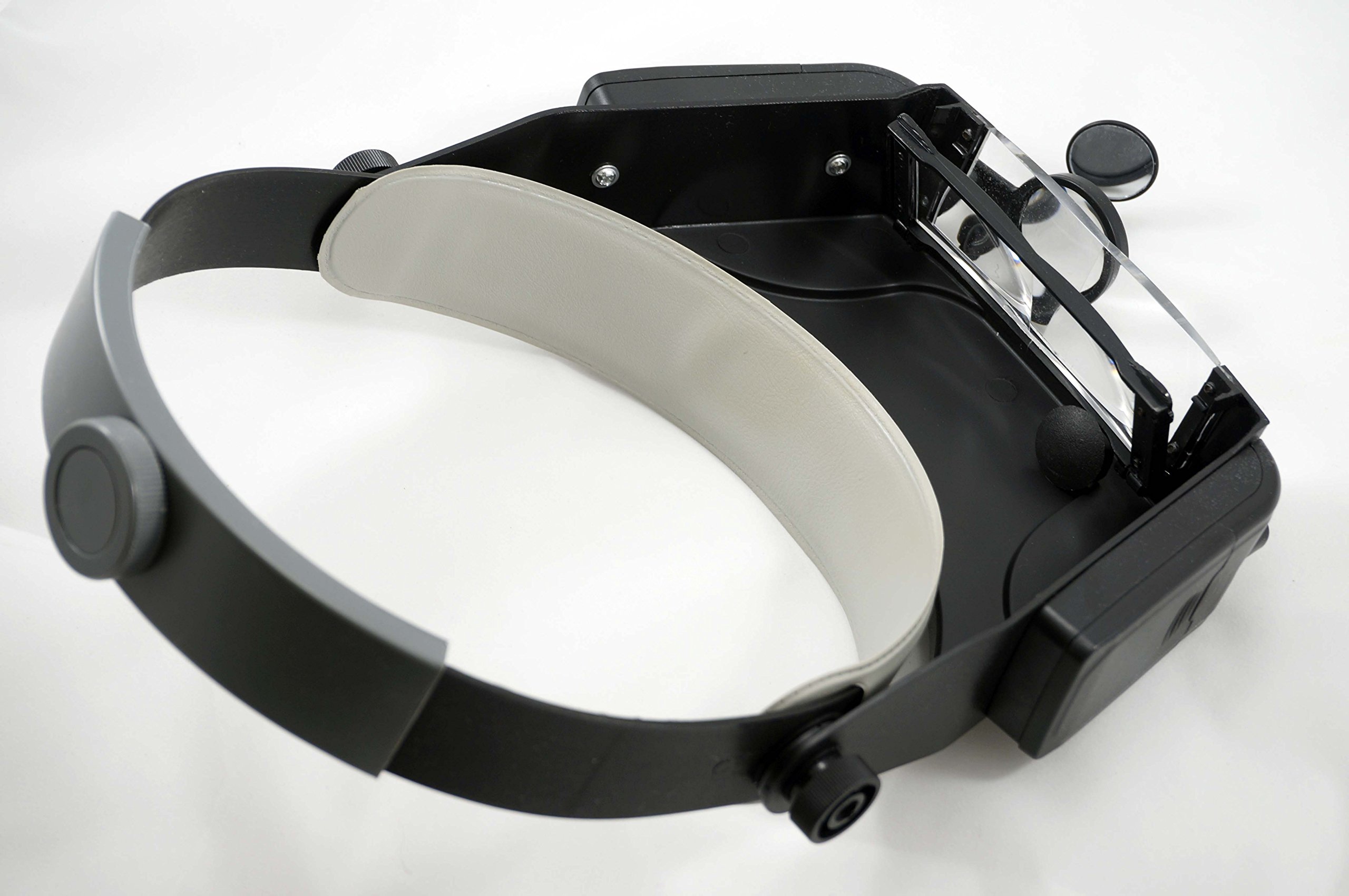 SE Illuminated Multi-Power Head Magnifier with Mirror Attachment - MH1049LC - Image 8