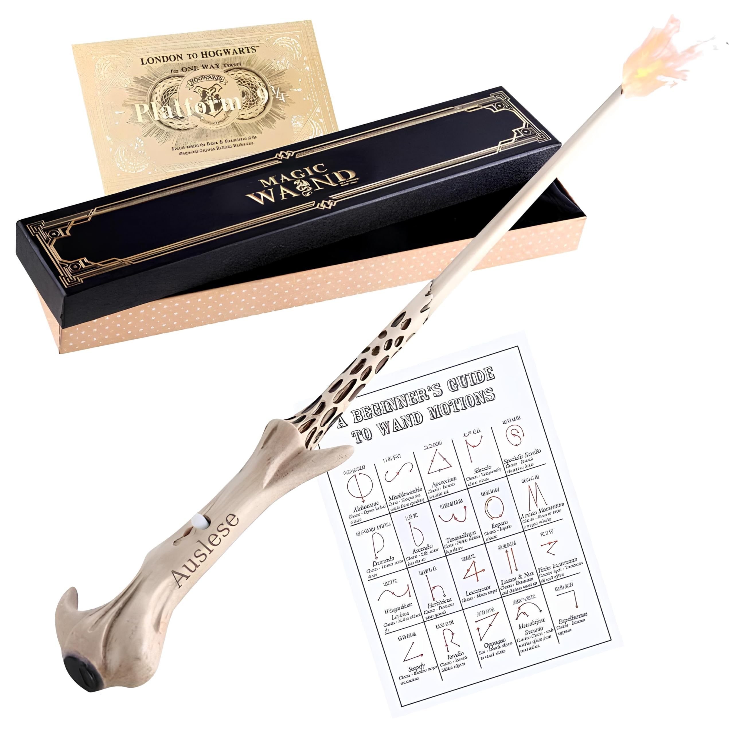 Buy Auslese Robotics Magic Wand Flame Effect Wizard Cosplay Wand