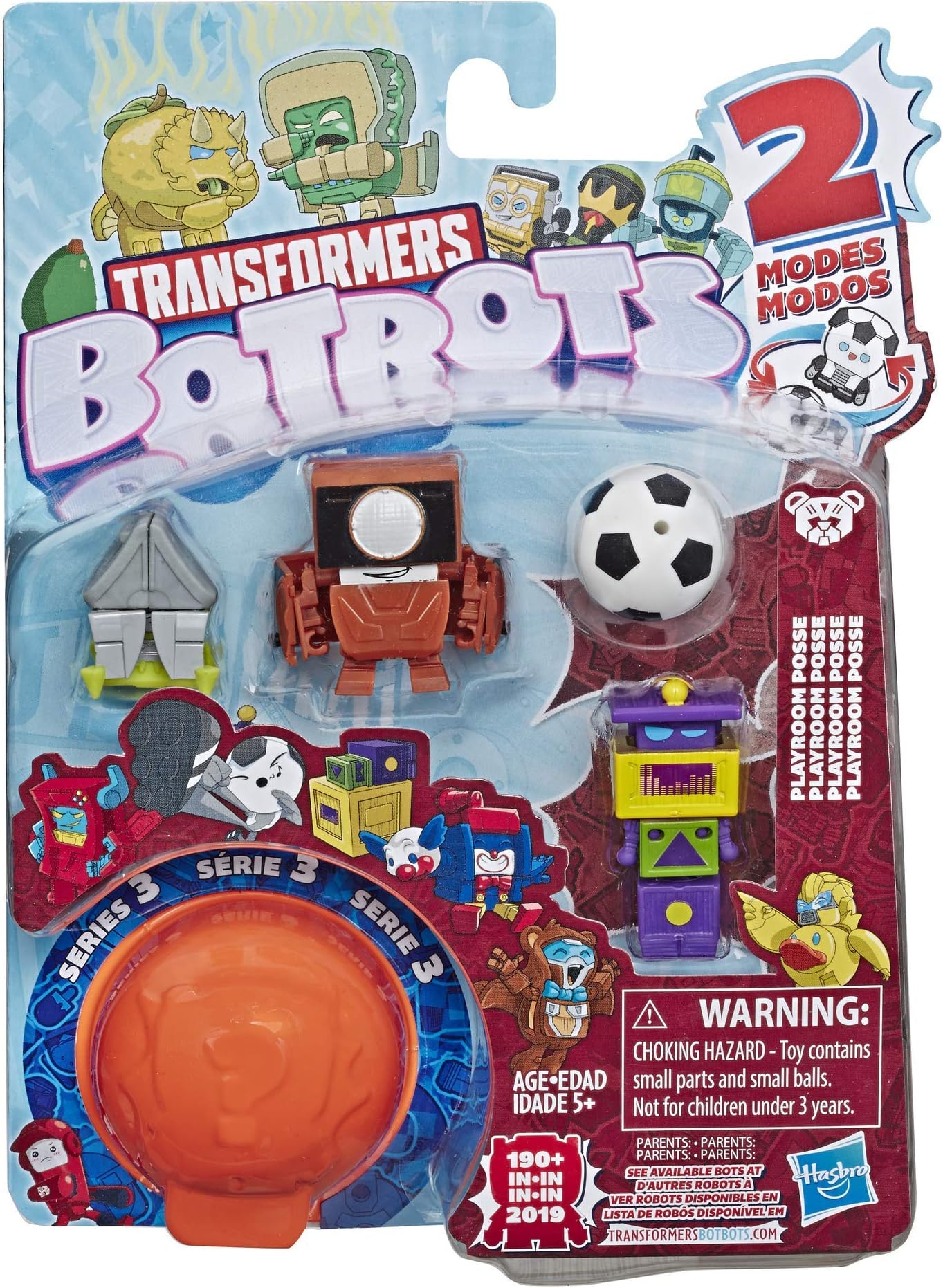 Transformers Toys Botbots Series 3 Playroom Posse 5 Pack Mystery 2-in-1 Collectible Figures! Kids Ages 5 & Up (Styles & Colors May Vary) by Hasbro