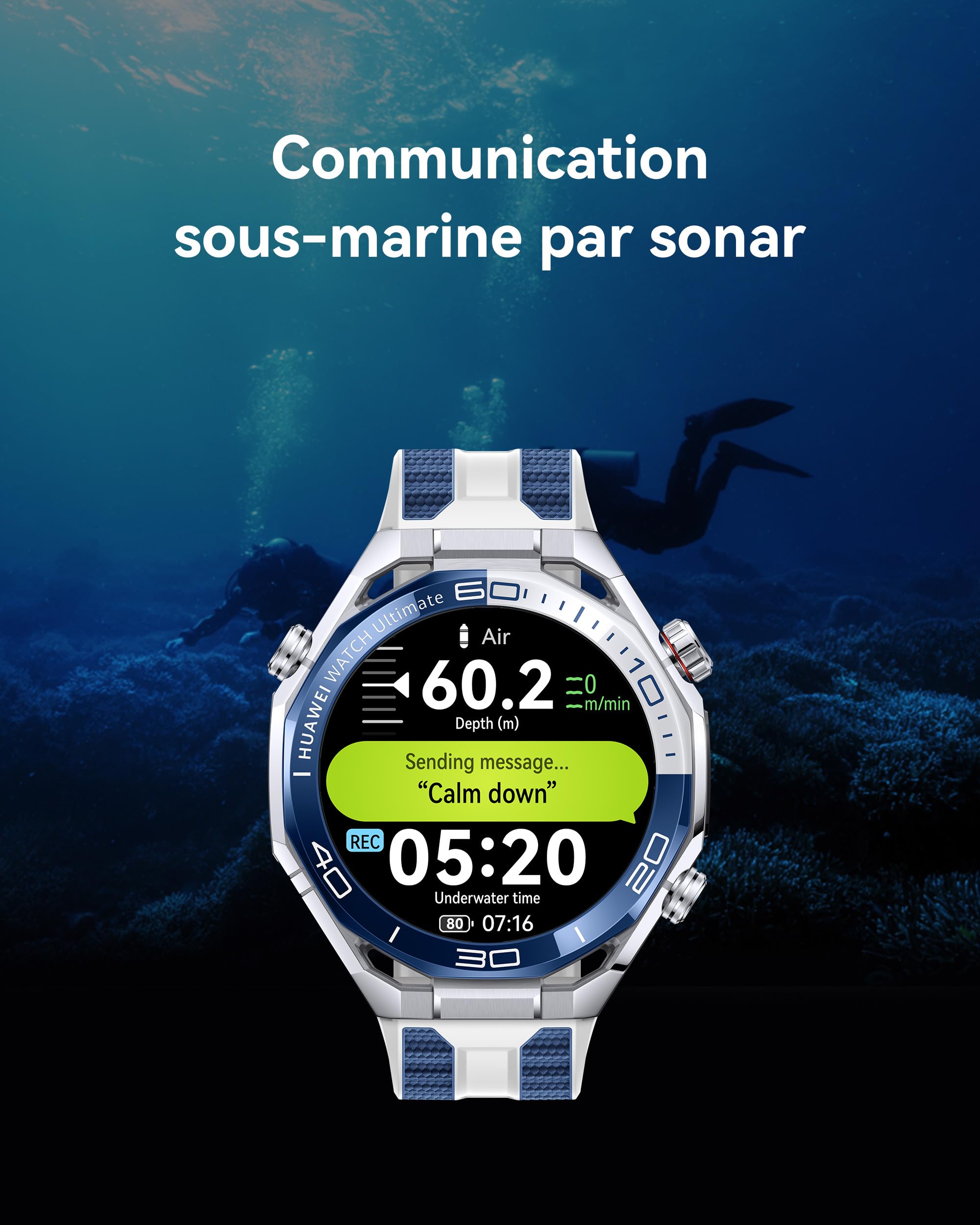HUAWEI Watch Ultimate 2 Montre connectée, GPS, Noir