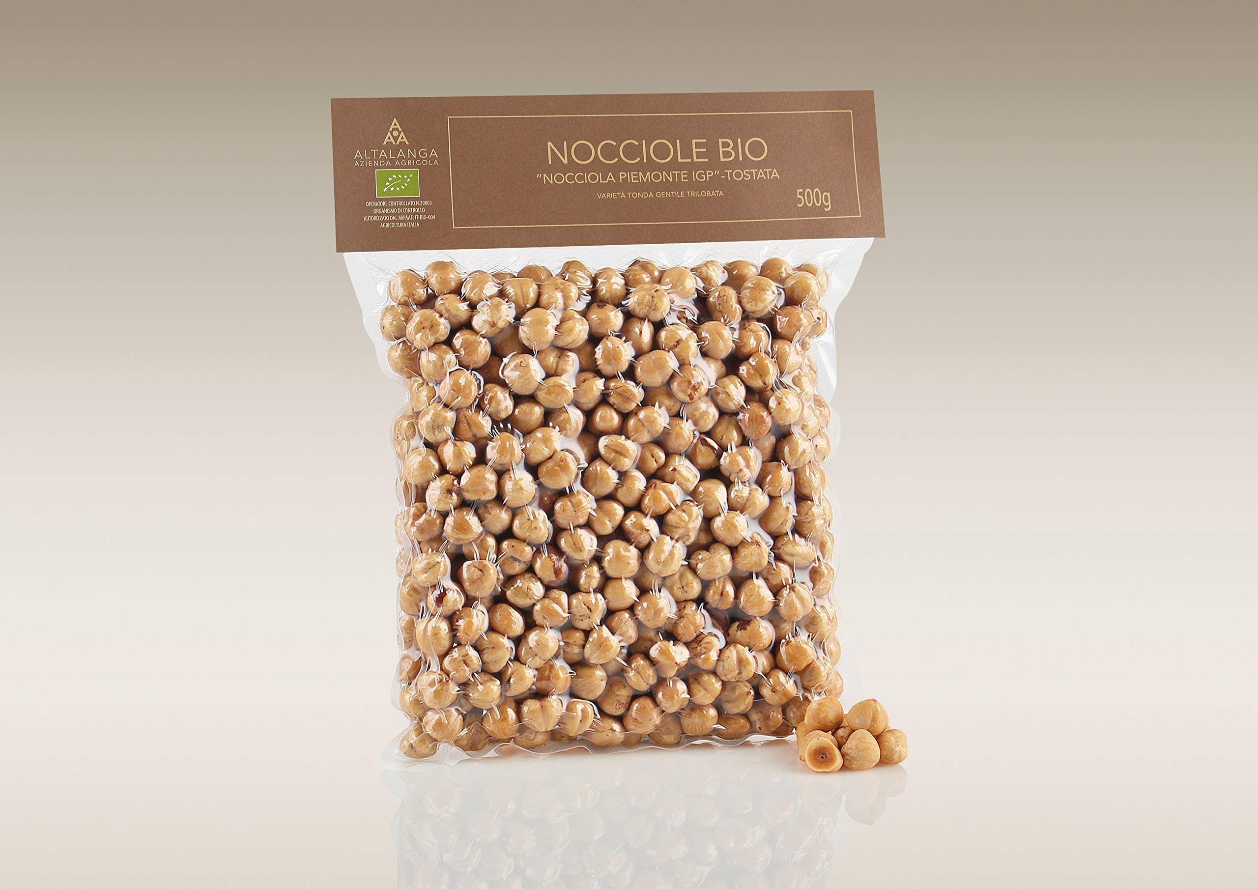 Bio Haselnüsse geröstet 'Tonda Gentile' IGP - 500 g - nocciole tostate