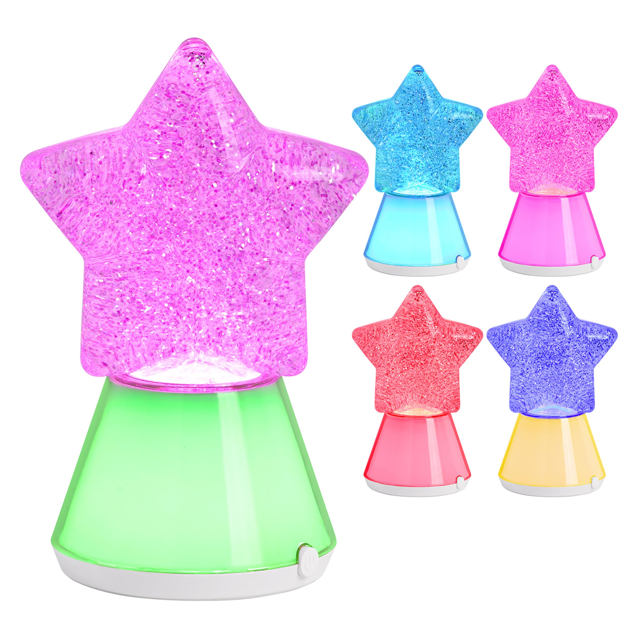 Lesser & Pavey Glitter Star Lamp for Home & Living Room | Festive Table Lamp for Home Décor | Stylish Night Light for Bedroom & Hallway | Lovely Gift for Women & Men