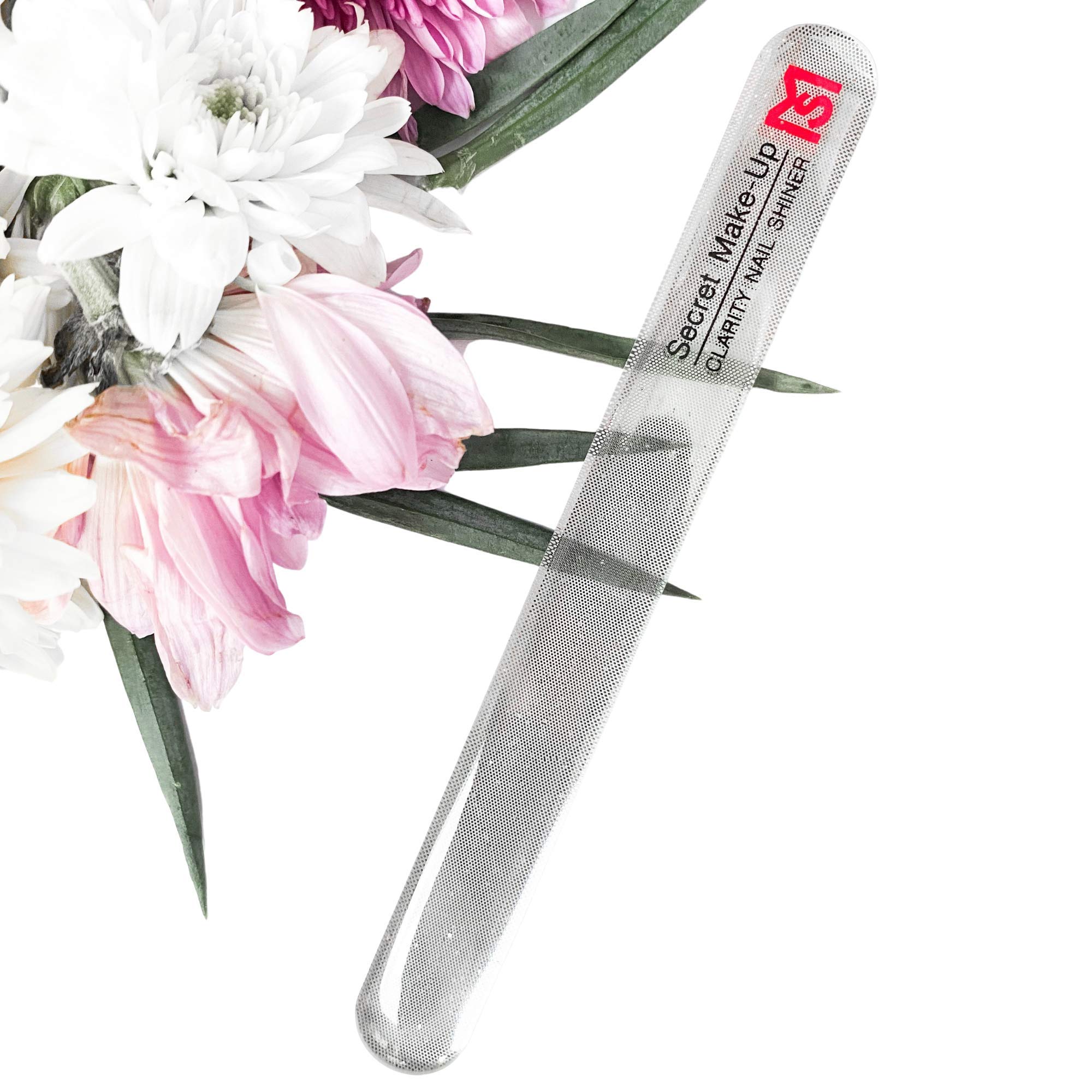 Clarity Nail Shiner - Buff and polish for natural nails with long-lasting shine - Professional glass manicure tool, No additives or chemicals just a pure salon-quality shine