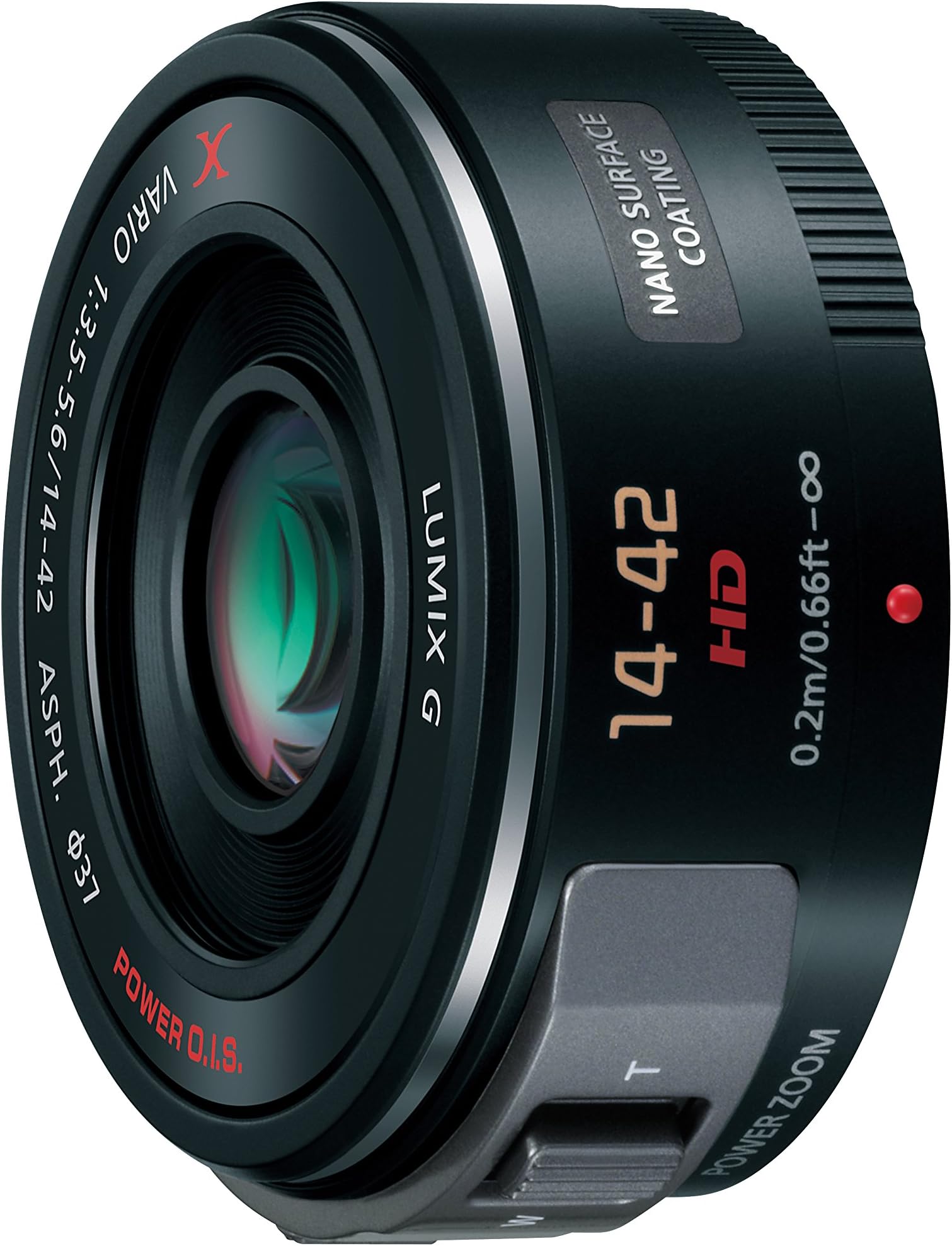 Panasonic 14-42 mm/F 3.5-5.6 G X VARIO PZ 14 mm - 42 mm Lens (Micro Four Thirds Connection, True)