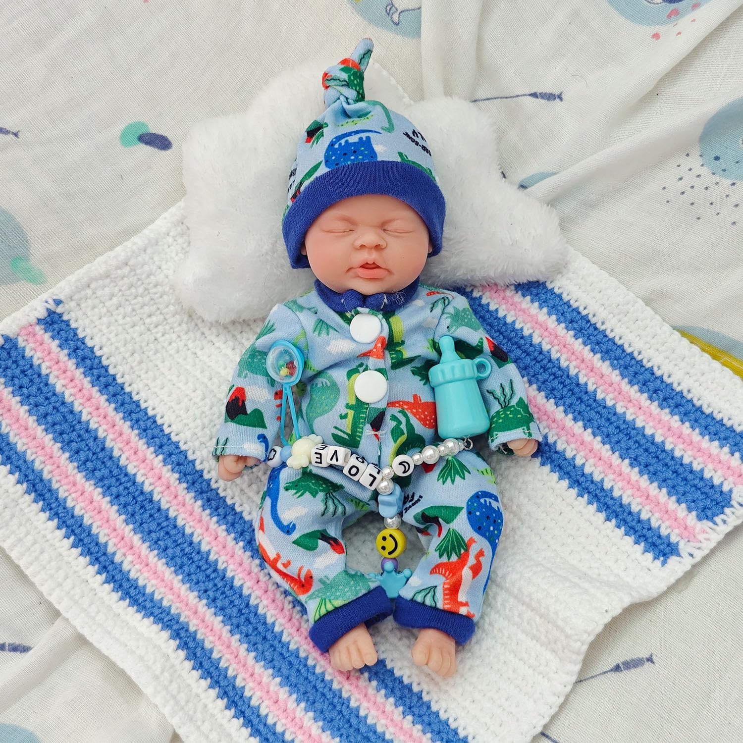 Amazon | MYREBABY 7インチ リボーンドール シリコン人形 男の子