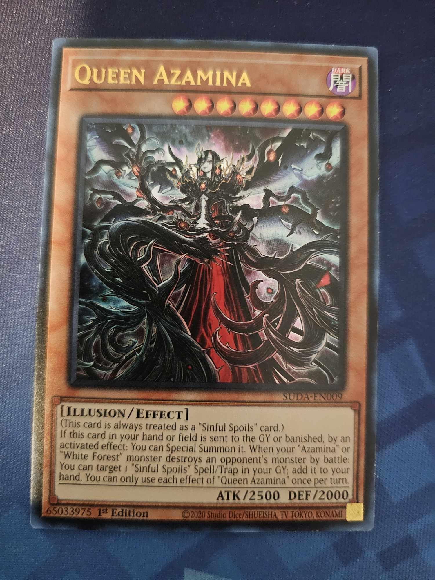Amazon.com: Queen Azamina - SUDA-EN009 - Ultra Rare - 1st Edition