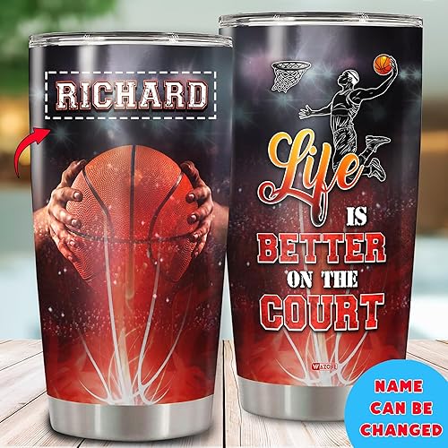 Vista 36 de WAZONE Vaso temático de casino personalizado con nombre personalizado, taza de viaje con tapa, taza de café aislada de 20 onzas, 30 onzas, refranes