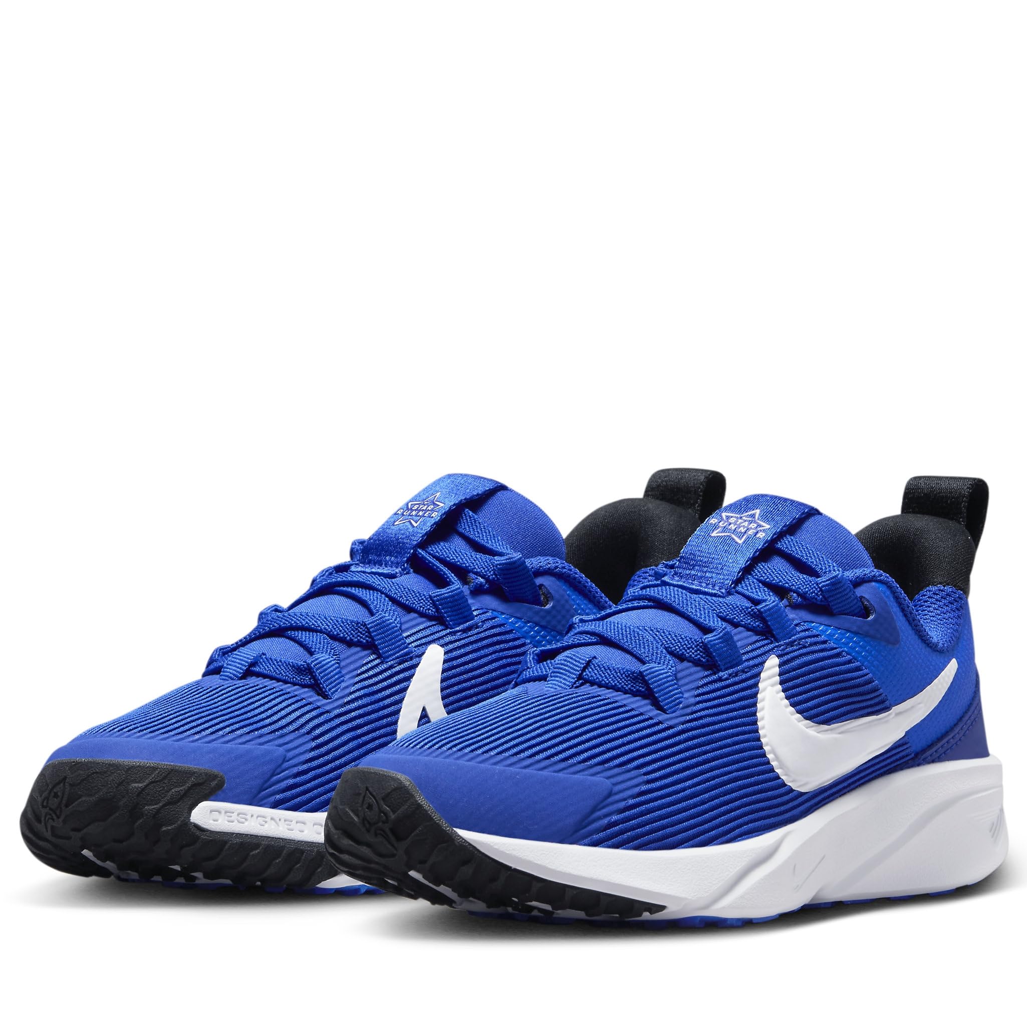 NIKE Boy's Sneaker Low, Hyper Royal White Black White, 28 EU