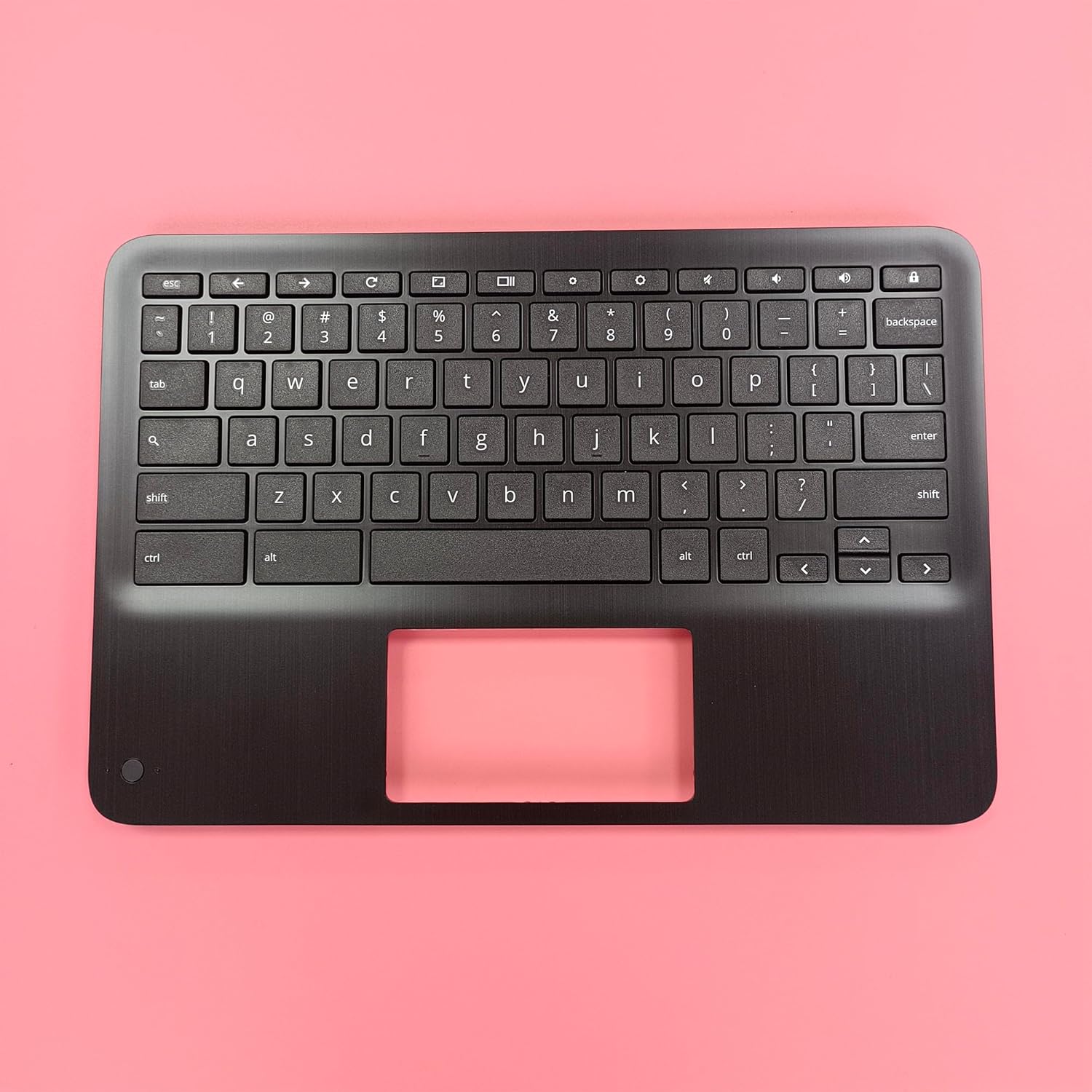 LTPRPTS Replacement Laptop Upper Case Palmrest Keyboard Assembly Part for HP Chromebook X360 11MK G3 EE M49312-001 Black