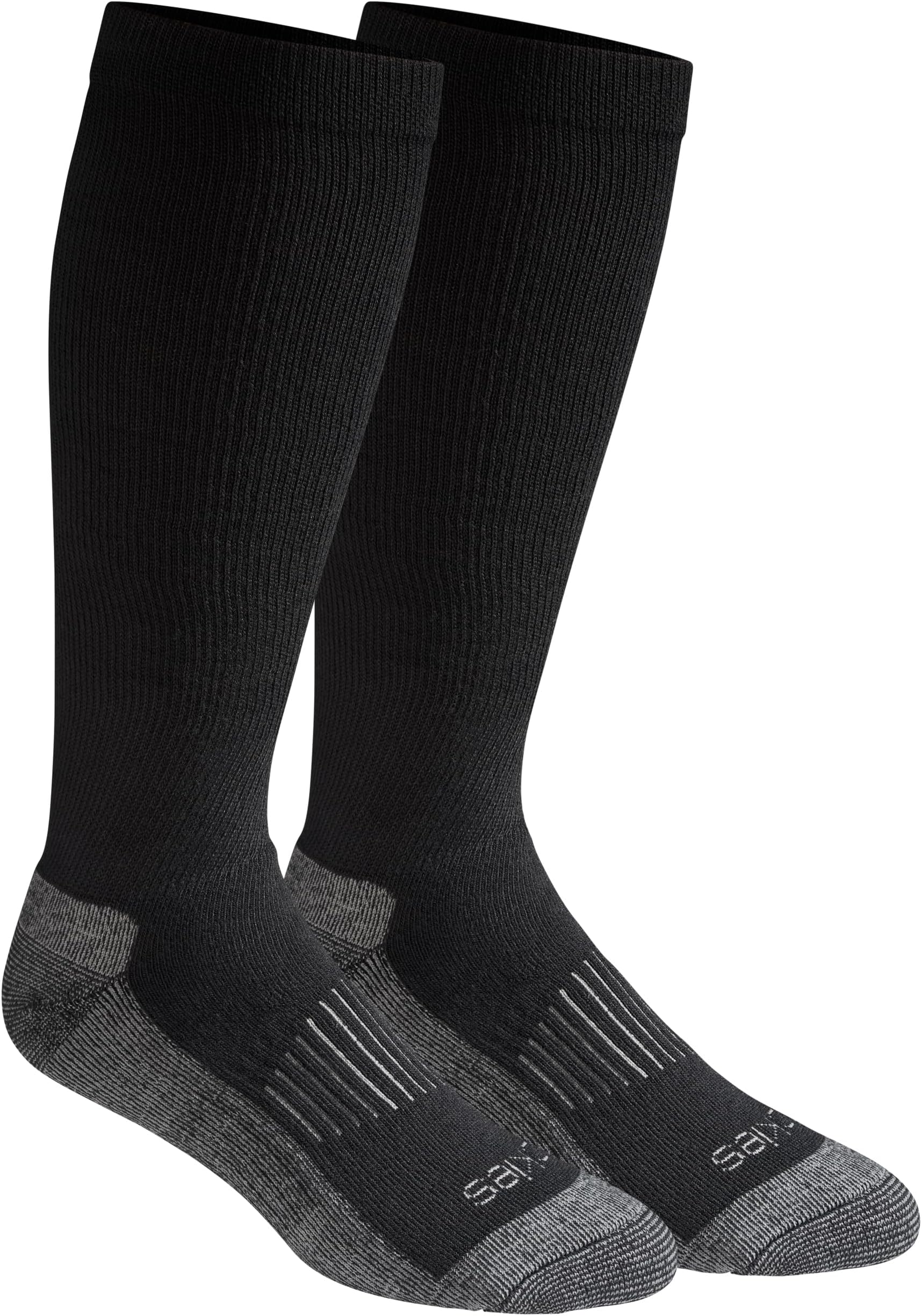 Men's Light Compression Comfort Over-The-Calf Socks, Available in M-XXL (2, 4 Pairs)
