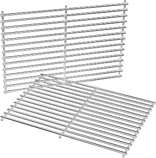Onlyfire Barbecue Grill Grid Grate Replacement for Weber Spirit E310 E320 S310 S320, Stainless Steel Cooking Grate for Weber 7525, 7526, 7527, Spirit 300 Series, Spirit 700, Genesis Silver B/C