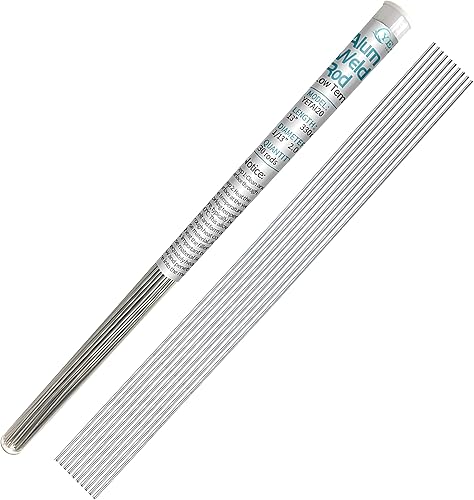 Varilla de soldadura de aluminio de 30 varillas SIN NECESIDAD Flux 113, reparación de aluminio, solución simple de aluminio para soldadura fuerte