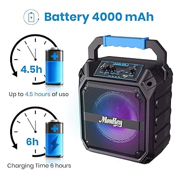 Moukey ポータブル スピーカー Bluetooth Amazon.co.jp: Moukey ポータブル スピーカー Bluetooth