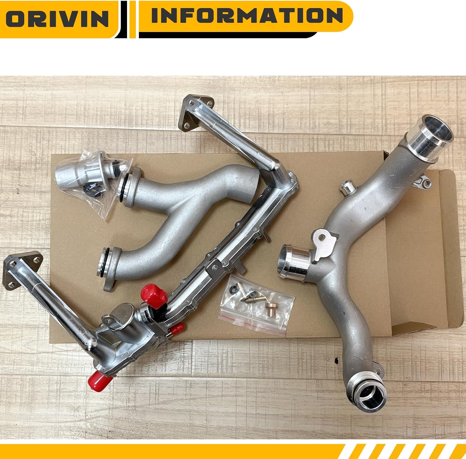 Coolant Water Pipe System Kit Compatible with Land Rover Range Rover Sport LR4,For Jaguar XF XJ XE 3.0L V6,LR075991 LR092992 LR028136 LR049990