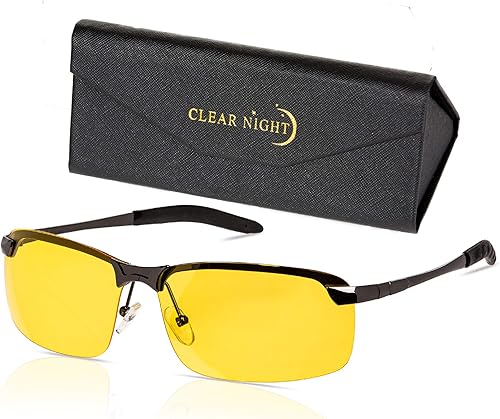 Miniatura 2 de Gafas de conducción nocturna antirreflejos polarizadas con funda elegante visión nocturna gafas tac para conducir gafas nocturnas