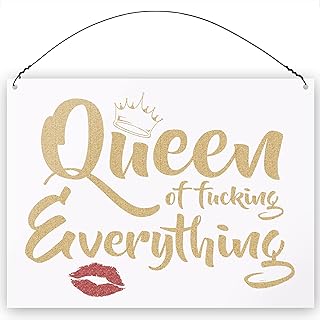Dorothy Spring Queen of Everything Funny Wall Quote Plaque Metal Sign Size 15x20cm