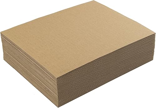 Miniatura 8 de Mat Board Center, paquete de 25 hojas de cartón corrugado de 11 x 17 pulgadas, 18 de pulgada de grosor, insertos de cartón plano para correo,