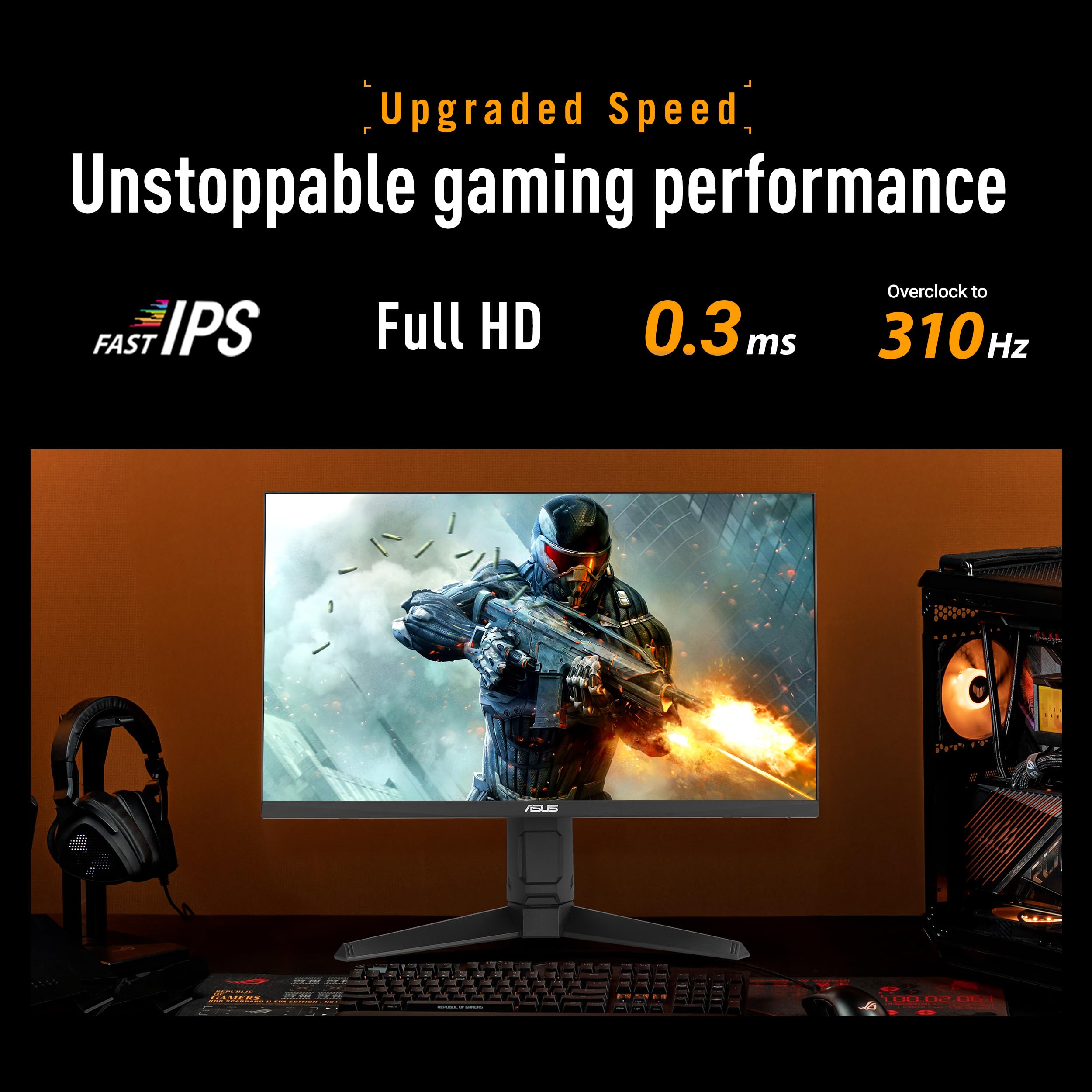 Amazon.co.jp: ASUS TUF Gaming Series 5 24.5インチ 1080P ゲーミング