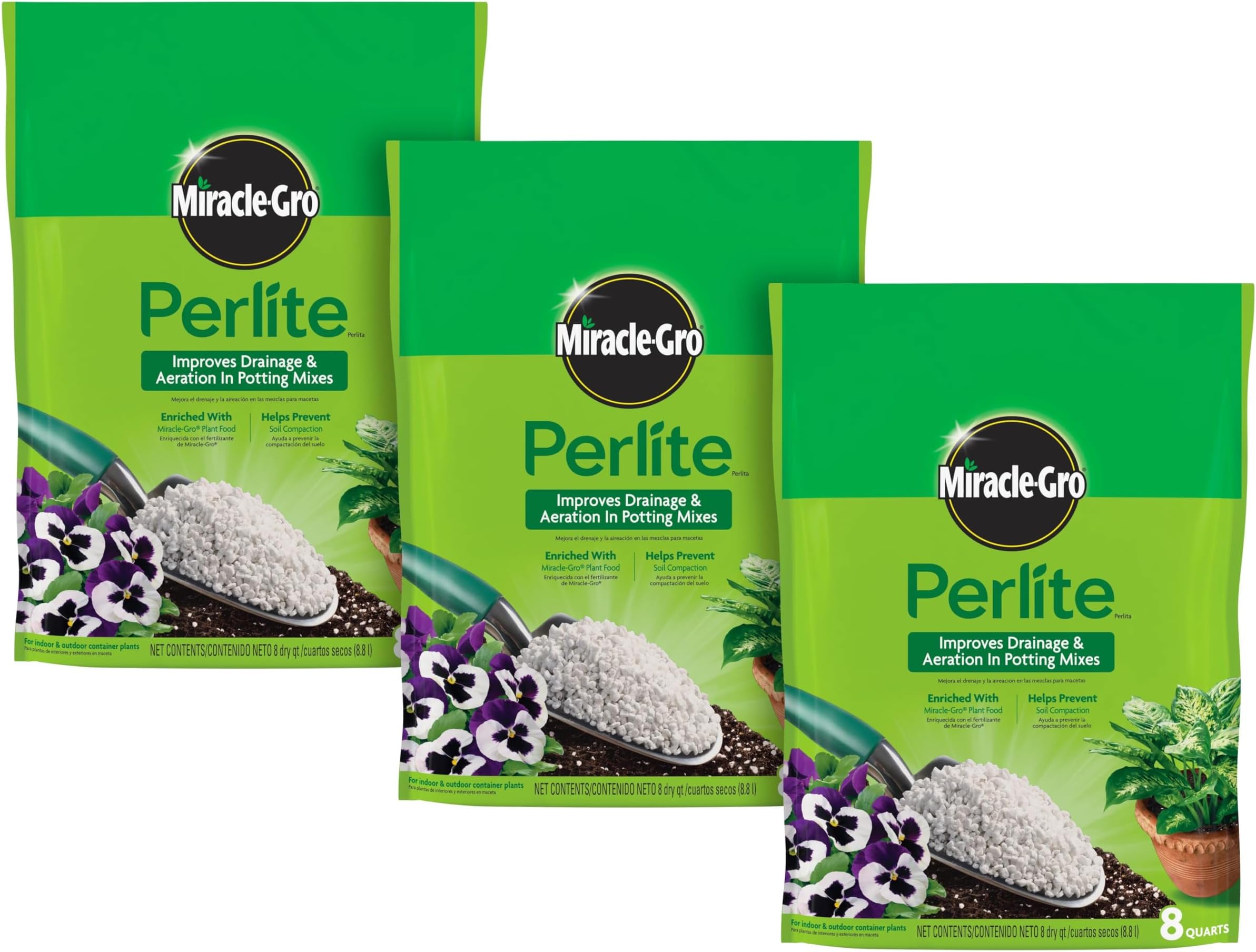 MiracleGro Perlite 8 Quart Soil And Soil Amendments