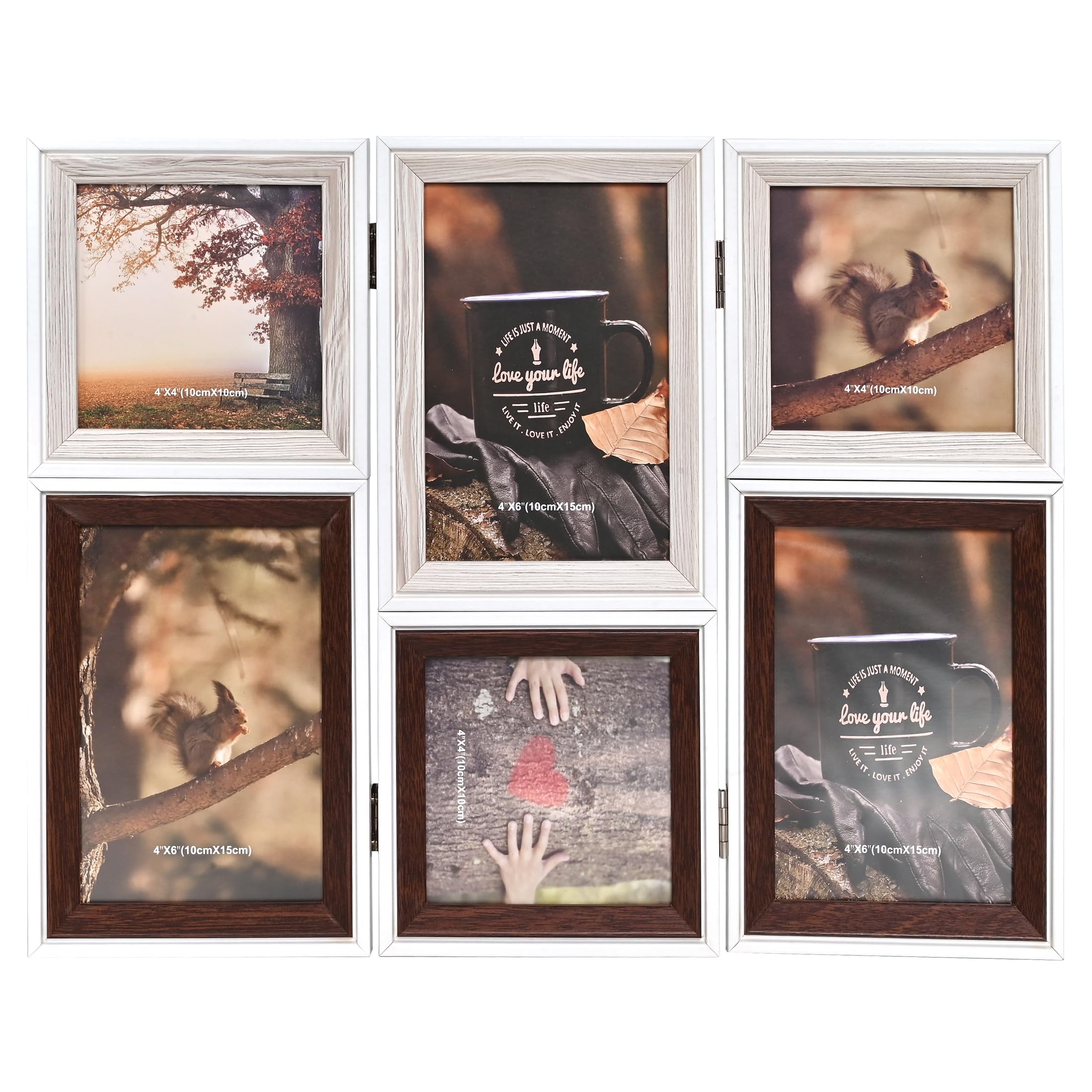 Cortina Gray Rotating Photo Frame - Display Memories -18