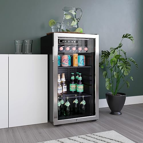 Miniatura 2 de EdgeStar BWC121SSLT - Centro de bebidas de temperatura ultra baja de 18 pulgadas de ancho con capacidad para 80 latas