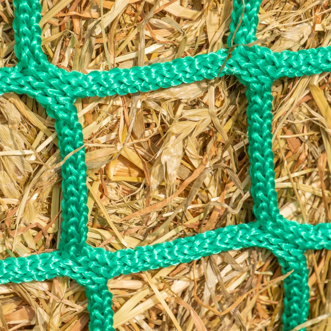 VOSS.farming Heu-Rundballen Futtersparnetz, rund Ø 3,50m, Maschenweite 4,5x4,5cm, für Heuballen, Rundballen