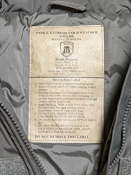 ミリタリー Walking U.S Army Sergeant BROOKLYN ARMED FORCES Gen 3 Level 7 US Army ECWCS Primaloft