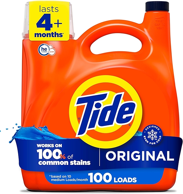 Tide Liquid Laundry Detergent, Original, HE Compatible