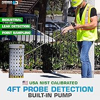 Vista 4 de Carbon Monoxide Detector for Inspectors by Forensics USA NIST Traceable Calibration Computer Data Logging Built-in Pump & 4ft Probe