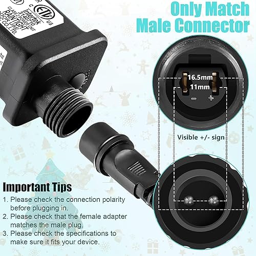 Miniatura 5 de FITE ON Transformador LED de 30 V, controlador LED clase 2, fuente de alimentación IP44 impermeable de bajo voltaje, enchufe de EE. UU., compatible