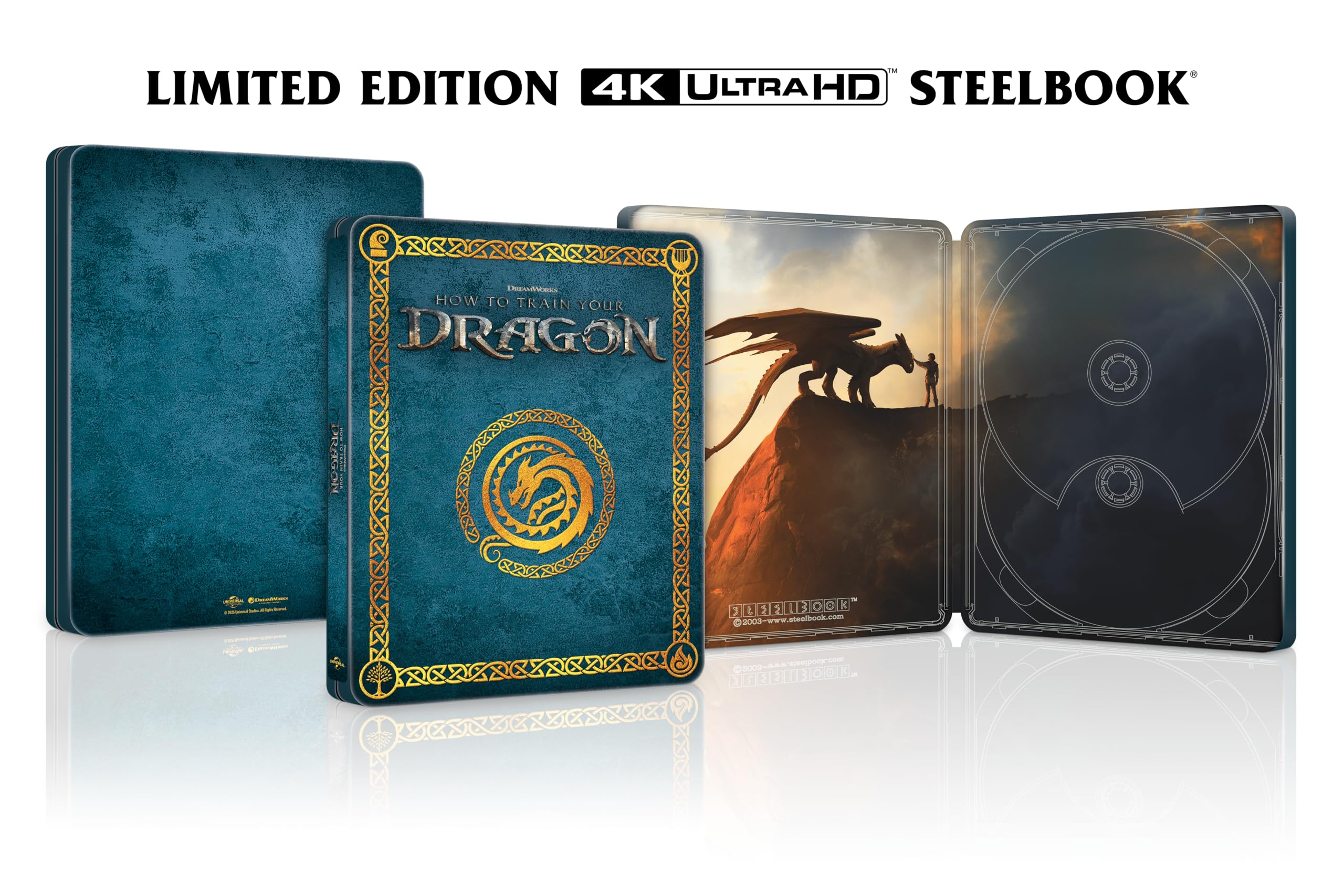 How to Train Your Dragon [4K UHD & Blu-Ray] Limited Edition Steelbook [Region B]