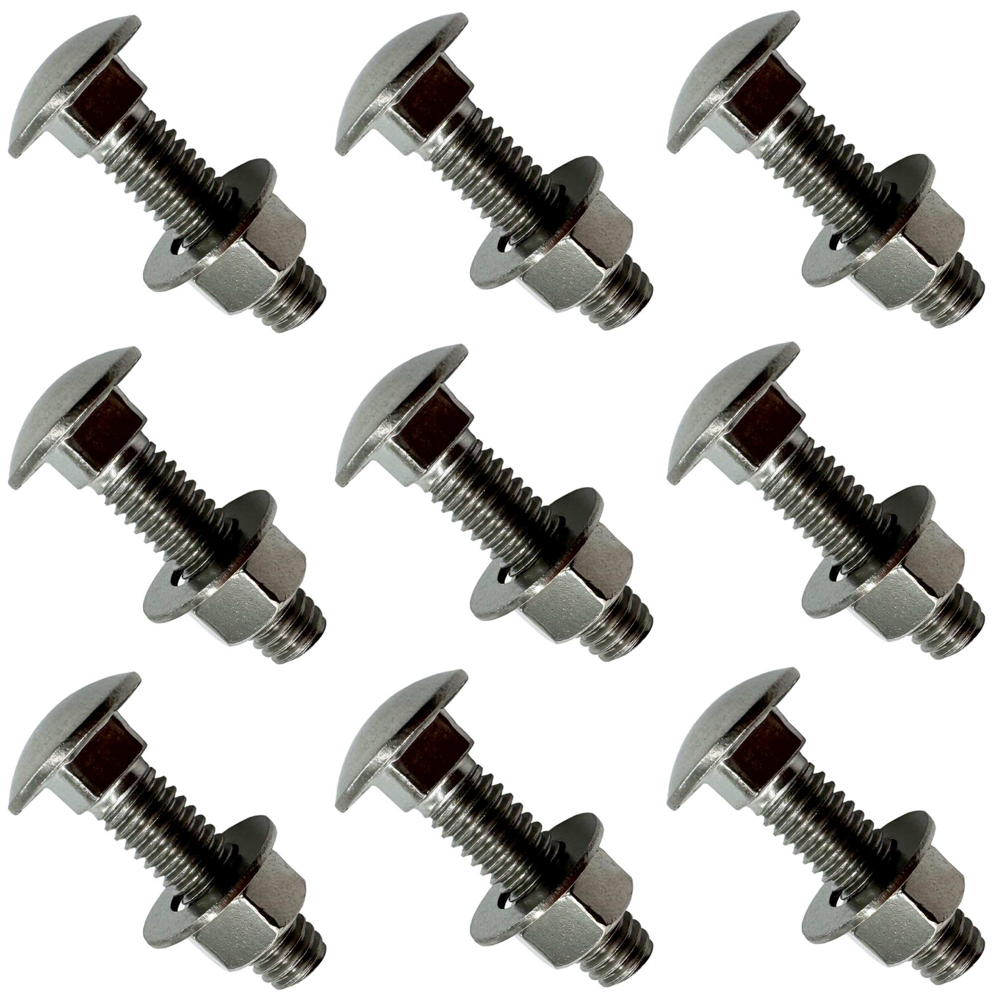 Tornillos de acero inoxidable 3/8-16 x 1.5 Bruny Boy 8