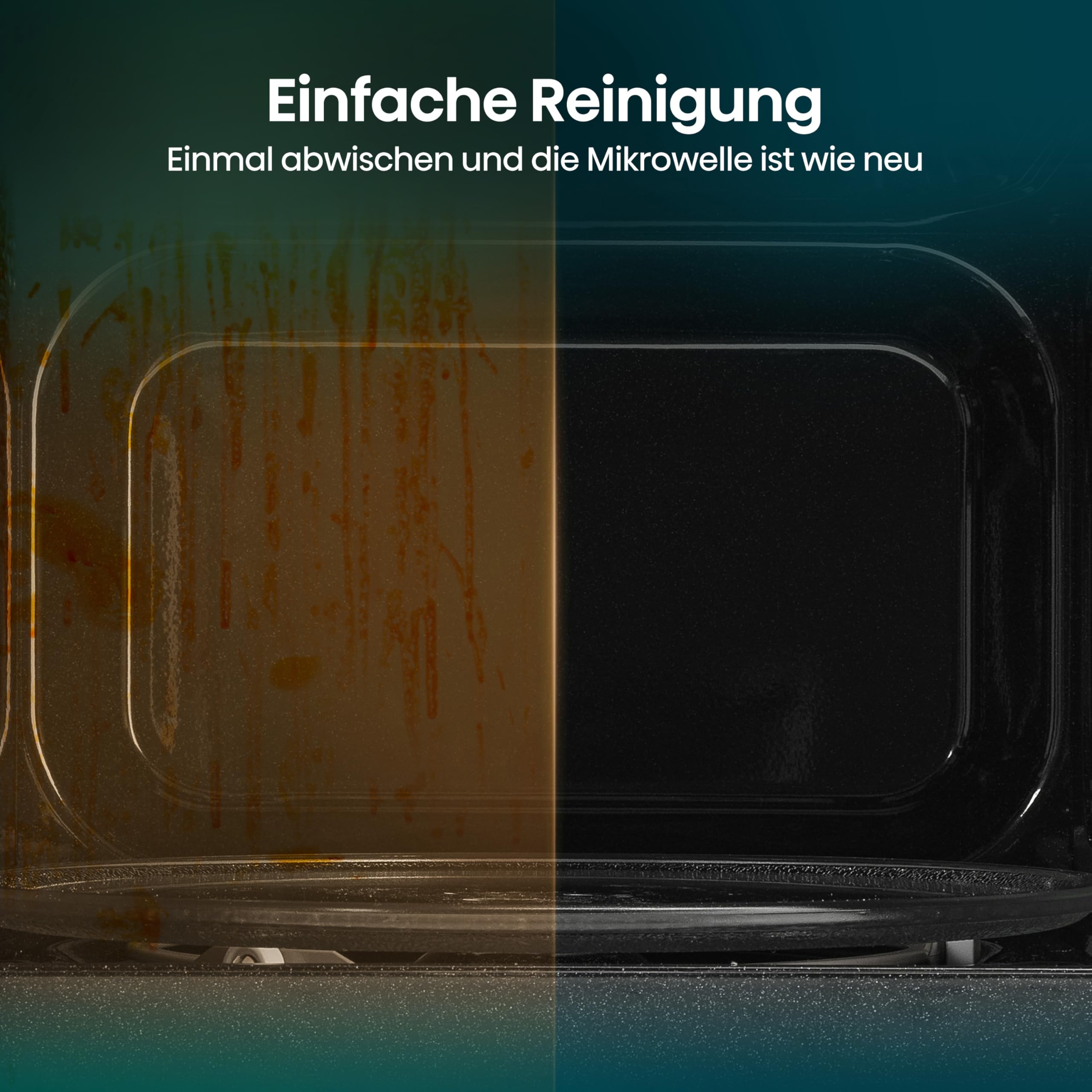 Hisense H23MOBS4HI Mikrowelle 23L 900W InverterTech Keramikbeschichtung Schwarz