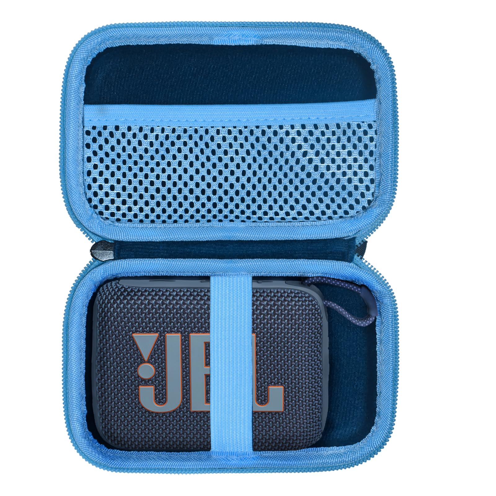 Case for JBL GO 4 GO4 Portable Bluetooth Speaker, Case for Anker Soundcore Select 4 Go, Waterproof and Dustproof Feature, Blue- Case Only