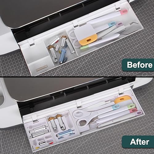 Miniatura 2 de LOPASA Organizador de herramientas para Cricut Maker 4, Maker 3 y Maker, accesorios y suministros de almacenamiento de cuchillas para corte