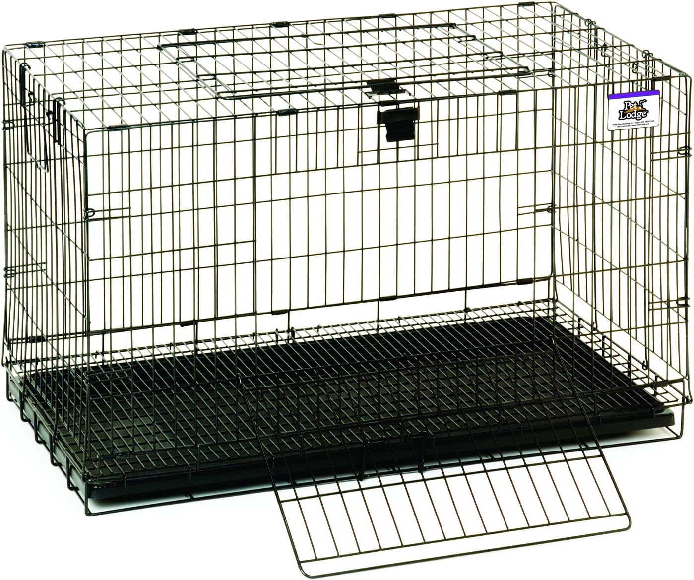 Pet Lodge® Rabbit Cage | Portable Wire Pop-Up Cage | Easy to Clean Pull Out Floors | Indoor Small Animal Cage | Medium