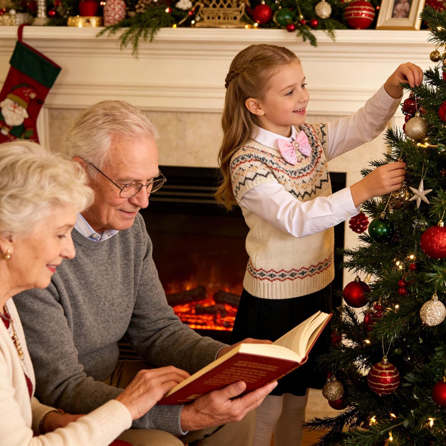 Bienzoe Girls Long Sleeve Shirt: Kids School Uniform Button Down Cotton Oxford Blouse Bowtie Pack - Image 7