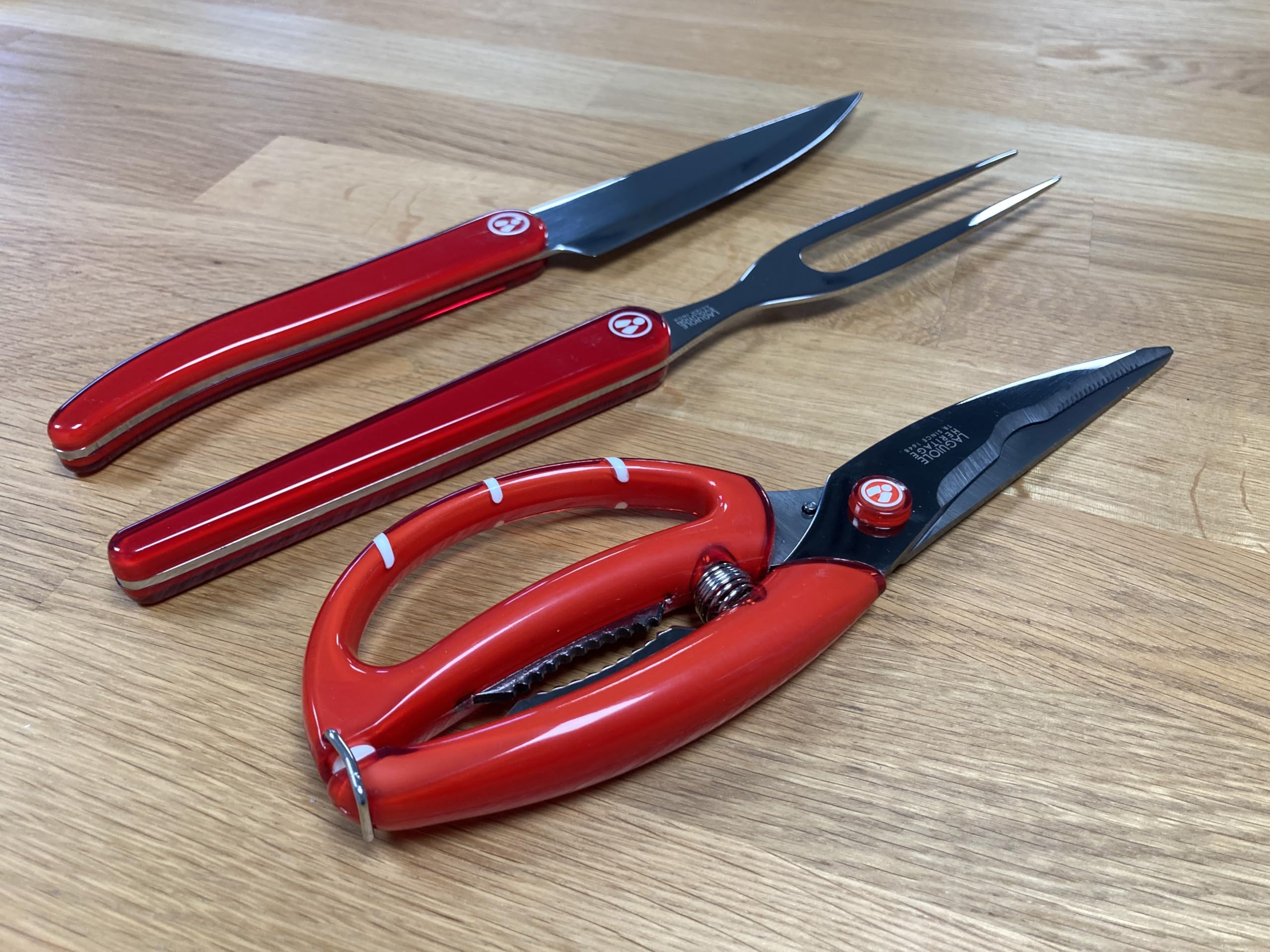 Coffret de service à découper - Collection Acidulé Rouge