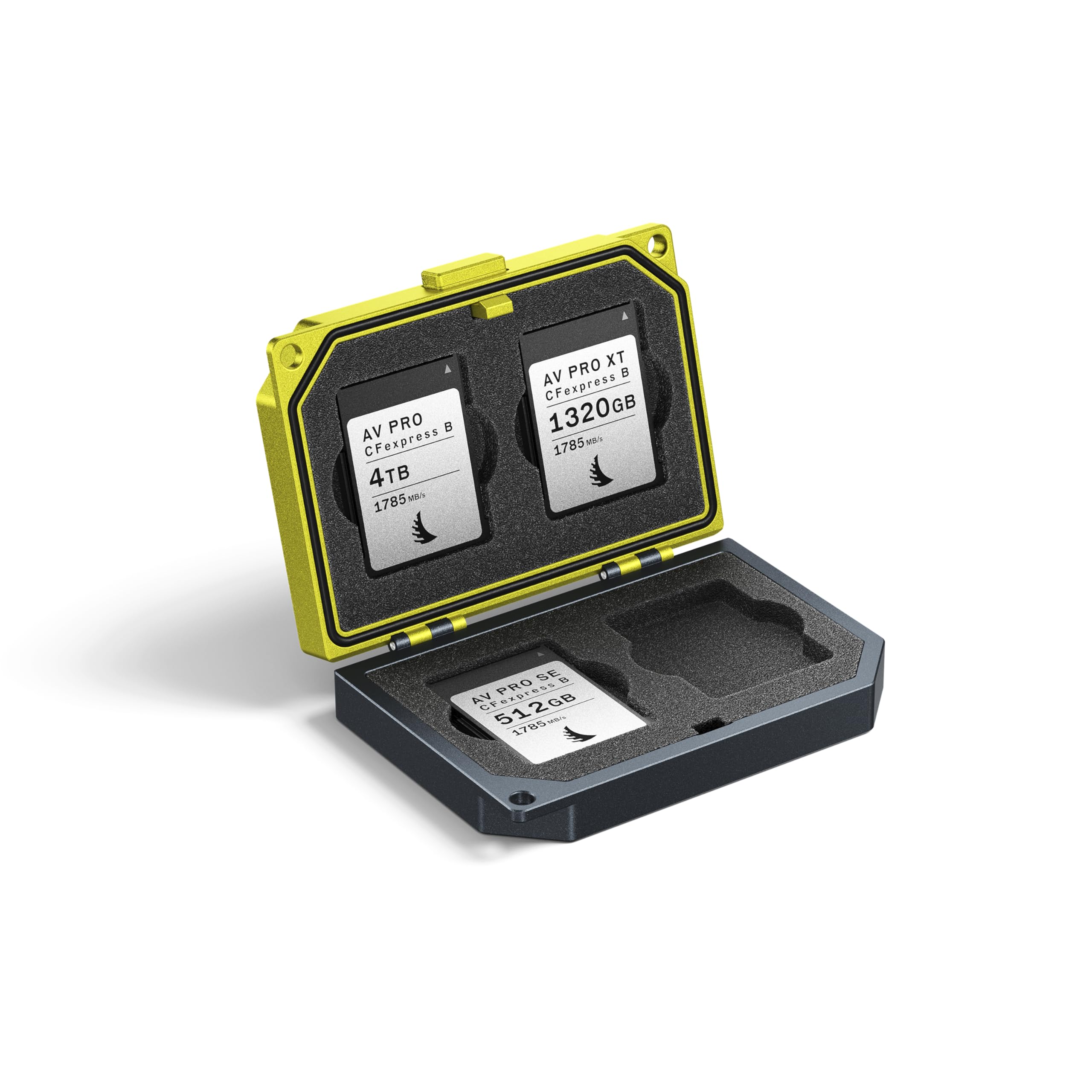 Angelbird CFexpress B Media Tank - Memory Card Case - 4 Slots for CFexpress Type B Cards - Secure Storage and Protection - Essential Gear On-The-Go