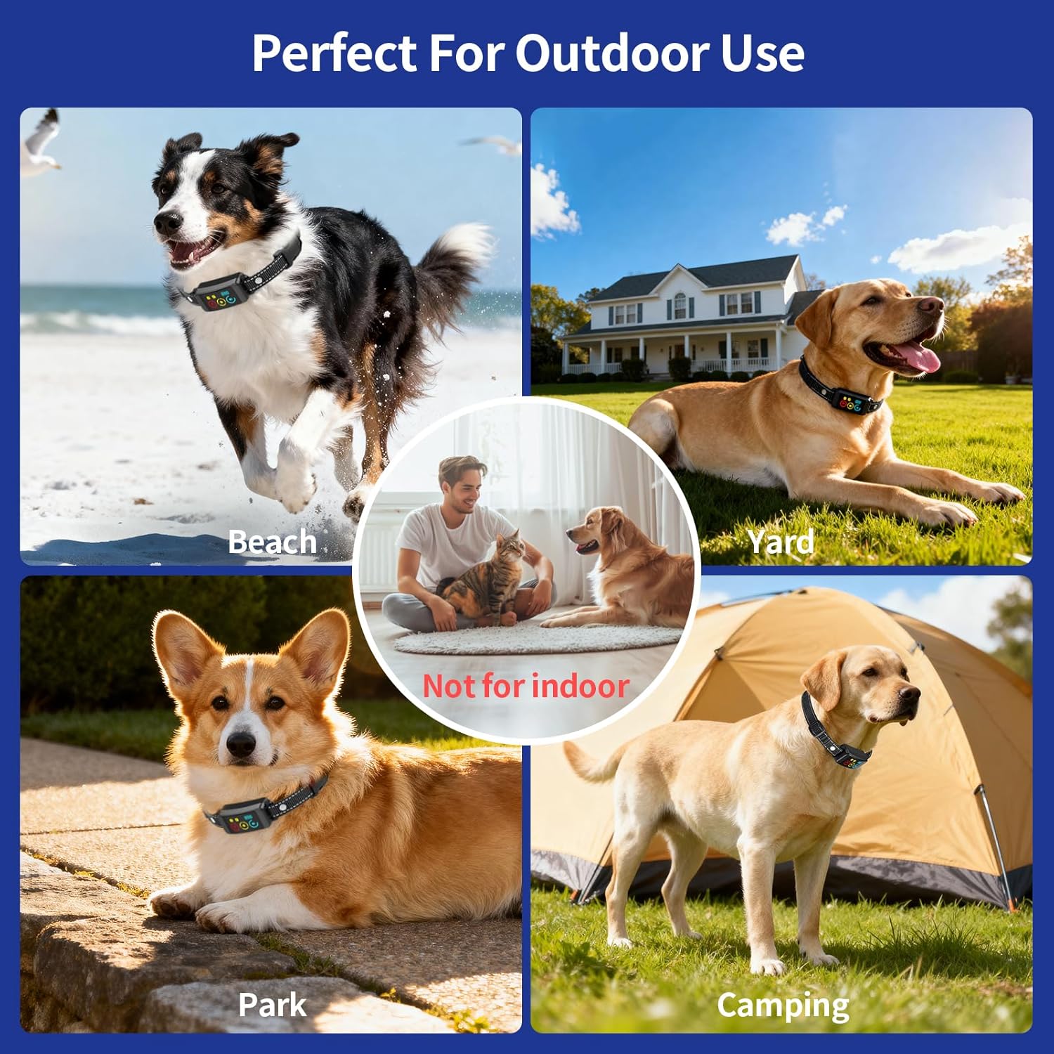 2026 Smart Wireless Dog Fence – Rechargeable, Adjustable, AI Stable Signal, 1+ Acre Coverage, Easy Setup (55 Flags)