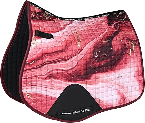 Weatherbeeta Prime Marble Shimmer - Almohadilla multiusos para sillín