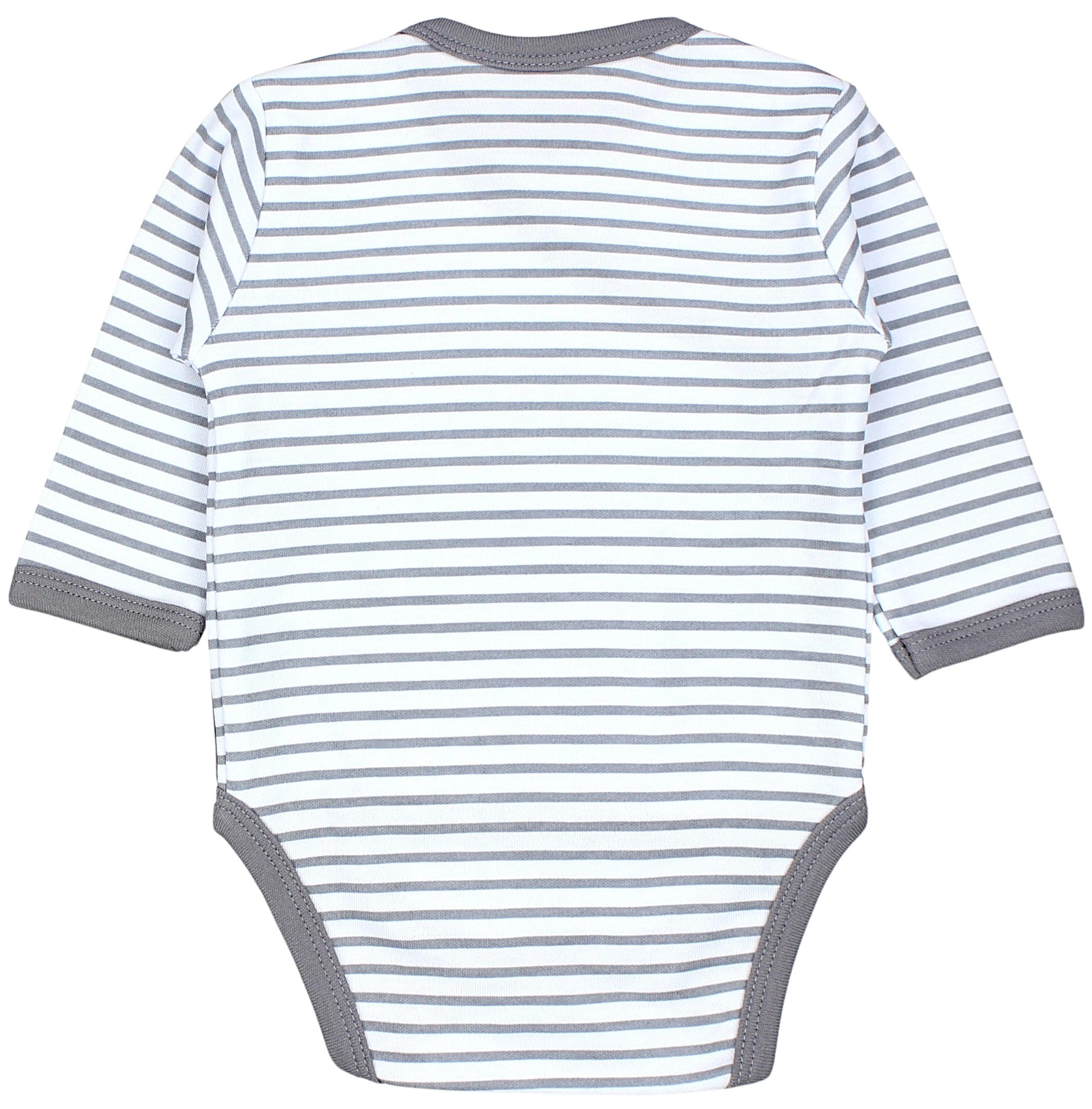 TupTam Body Bebé – Bodies Bebé Manga Larga Unisex con Cierre Lateral, Pack de 5 de Algodón