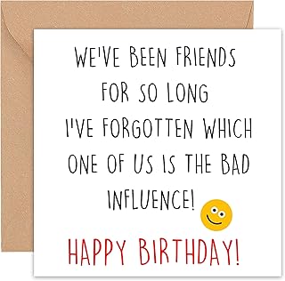 Funny Friend Birthday Card Female - Best Friend Birthday Card - Friend Birthday Card - Birthday Cards for Women Friend Special - 50th 60th 70th BFF Card Friendship Bestfriends Bestie -14cm