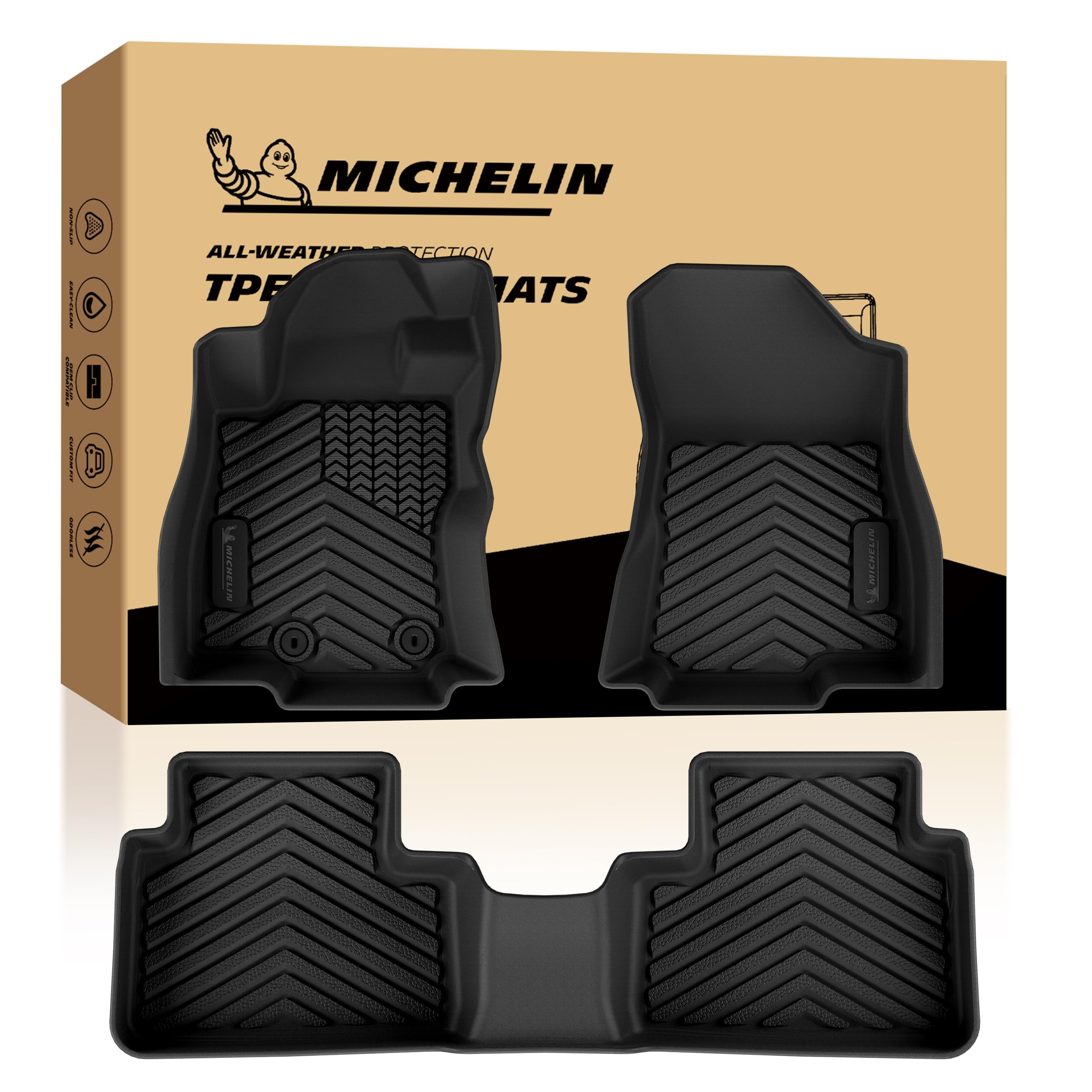 Michelin Vehicle Mats for 2025-2026 Subaru Forester Gas (3 Piece)