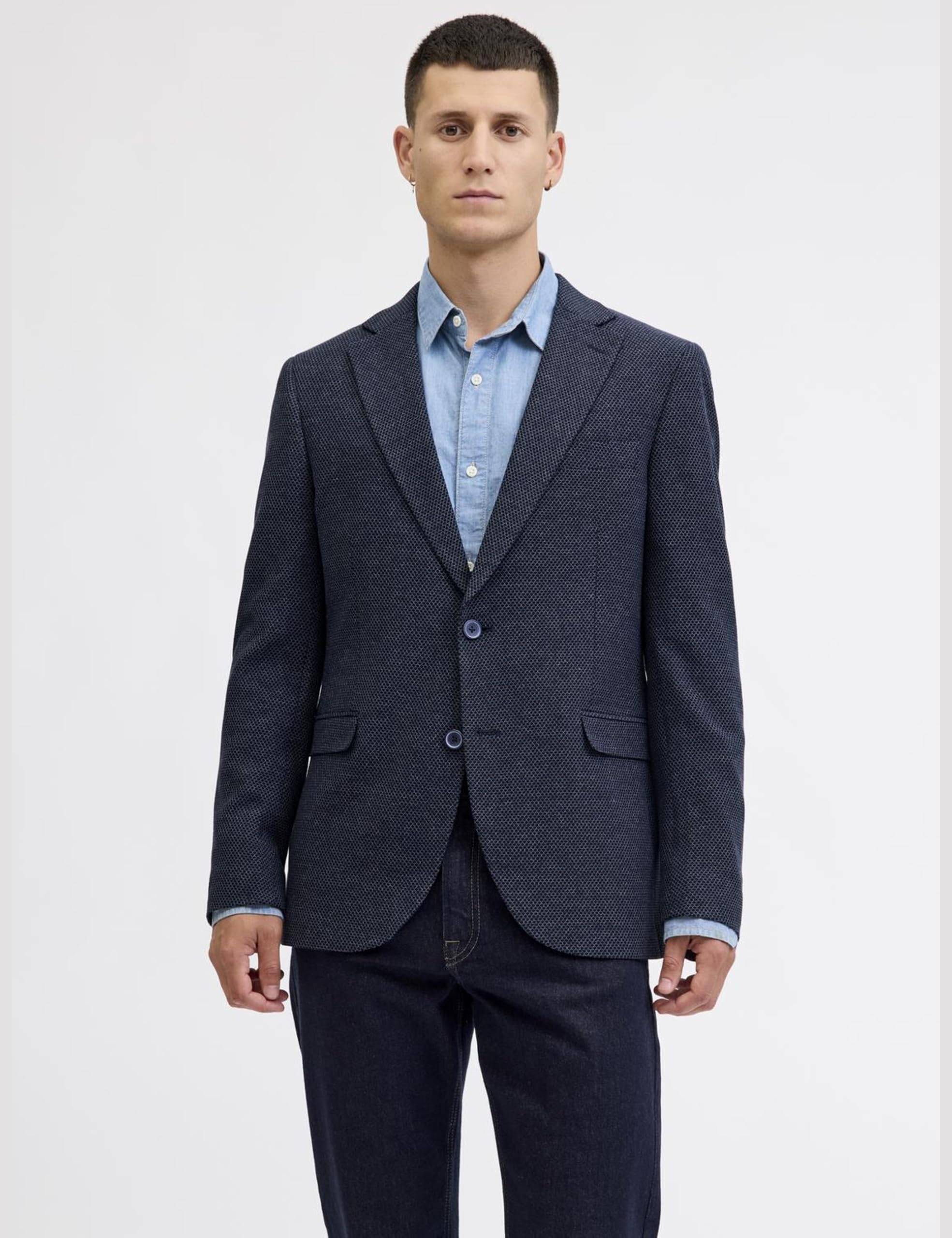 Jack & Jones Jprblaenzo Blazer Jersey Structure Noos Jprblaenzo Blazer Jersey Structure Noos Uomo (Pacco da 1)