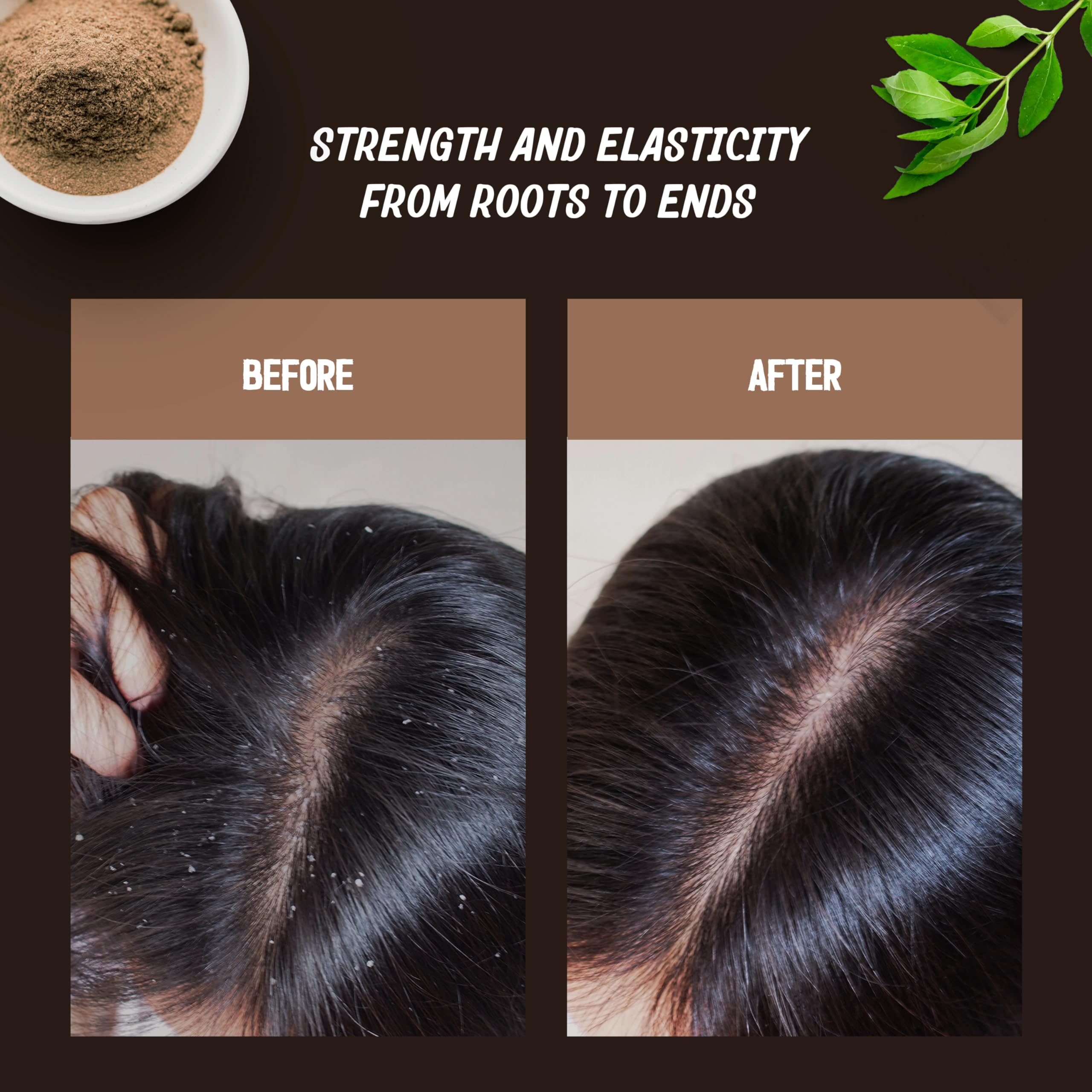 Ayurvita Maka Scalp Scrub & Cleanser, Perfect Scalp Exfoliator, Best for Hair Care & Hair Growth, Itchy Scalp Treatment - Image 4