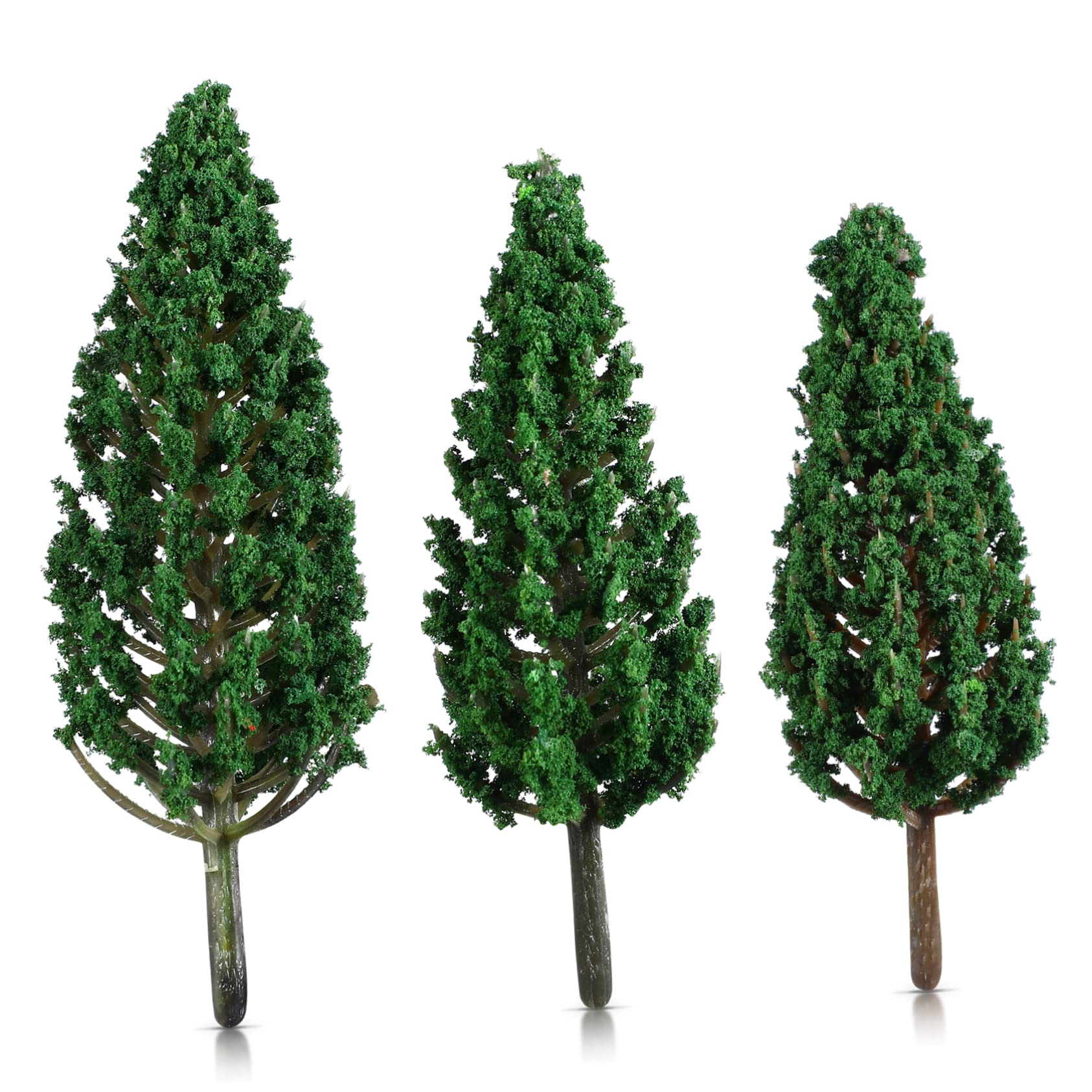 NUOBESTY 120 Piezas árbol pequeño Árboles Artificiales Árboles para maquetas Planta Falsa árboles de ferrocarril en Miniatura es de vías férreas Modelo de Falso el plastico