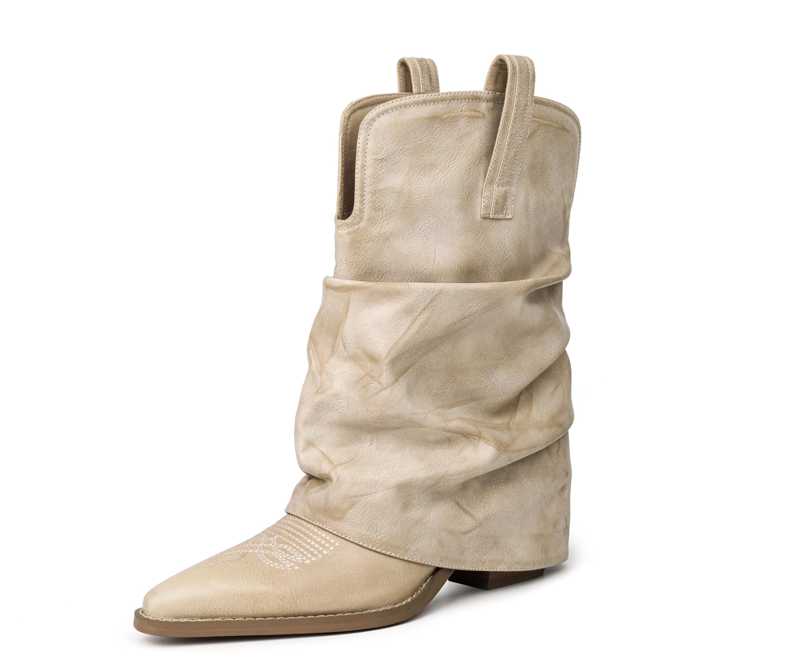 Merrily Slouchy Western Boots