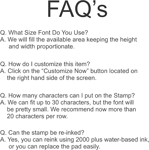 Miniatura 6 de Sello de goma autoentintado personalizado - 3 líneas (negro)